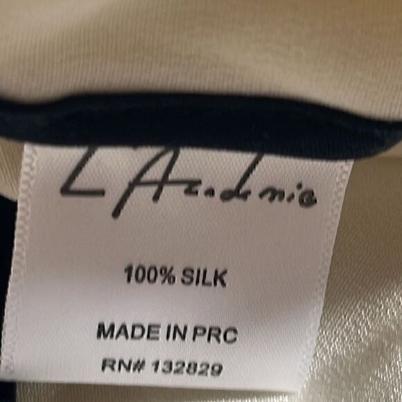 L Academie shorts Womens Sz small Silk Chiffon Elastic waist band Pull on New - Picture 12 of 12